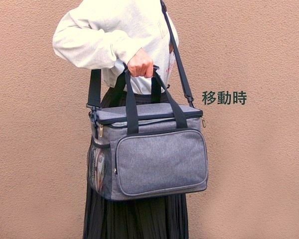 移動中はなるべく揺らさないように