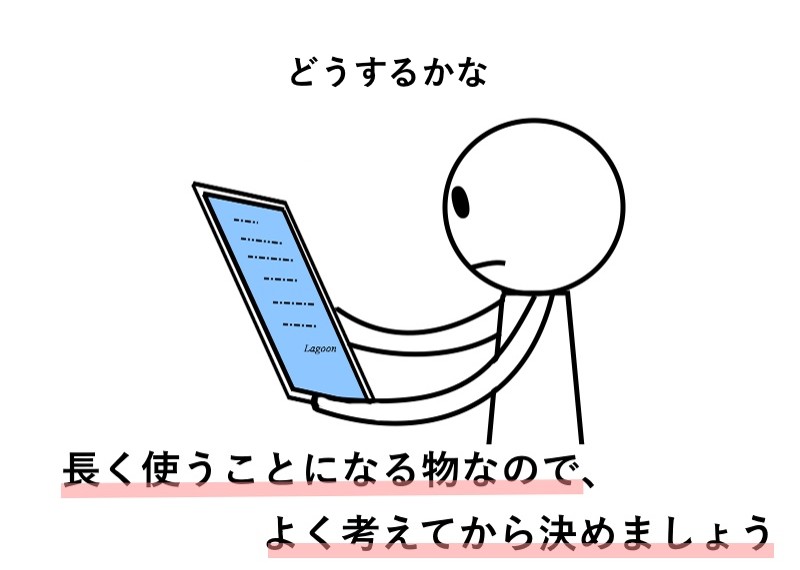 決定は慎重に